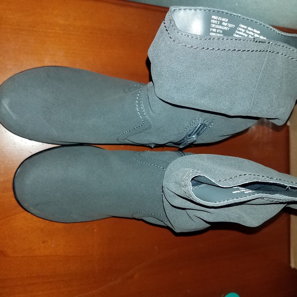 Gray boots - never worn